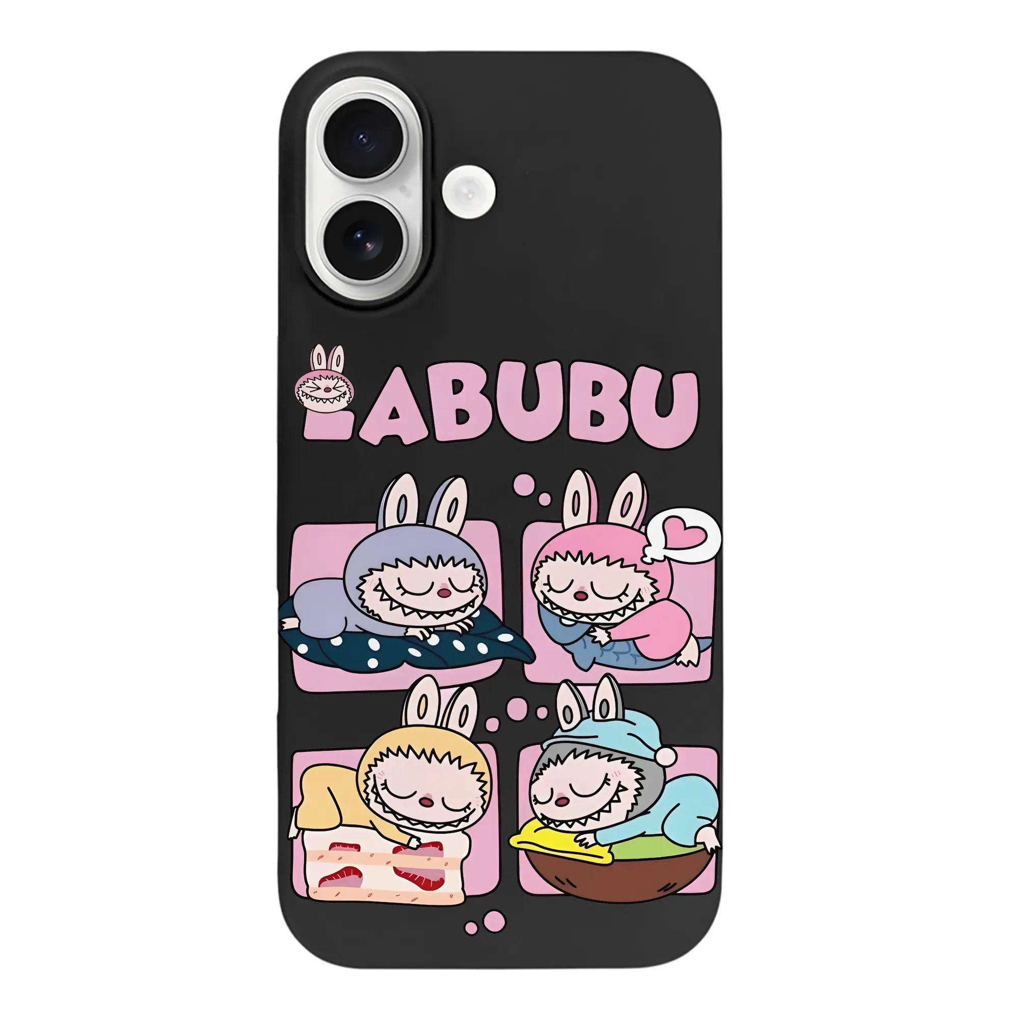 ラブブ グッズ モココ - iPhone 17 シリーズ シリコンケース 薄型 耐衝撃 指紋防止 ソフトタッチカバー 精密フィット 傷防止 保護ケース iPhone 17/17 Air/17 Pro/17 Pro Max 対応